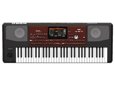 KORG Pa700 Arranger keyboard with AC power cable, music stand and manual