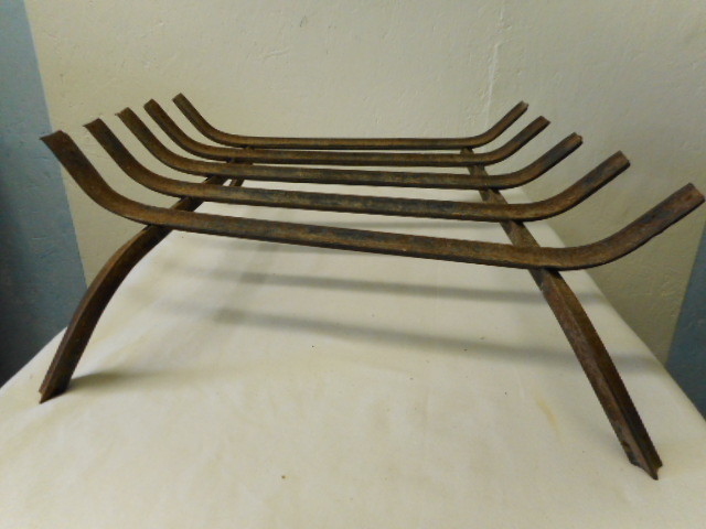 Old Cast Iron Wood Stove Fireplace Camp Cooking Grate Rack Heavy Duty