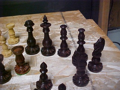 collectors chess set new hand carved
