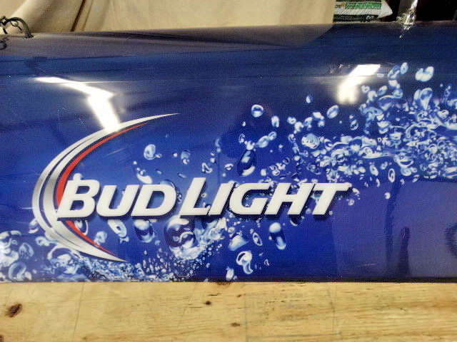 LARGE BUD LIGHT POOL TABLE LIGHT MAN CAVE GAME ROOM BAR PUB RESTAURANT