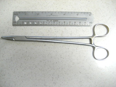 HEANEY Needle Holder  8''  Weck 51-1250   Precision Surgical Instrument