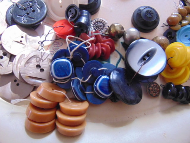 Lot of Vintage Buttons Sets