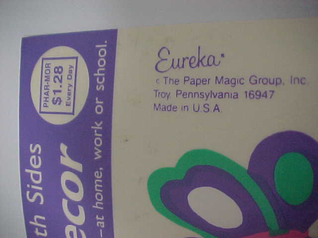 Lot of (4 packs) Vintage EASTER Eureka Presto-Stick Window Decor Brand New