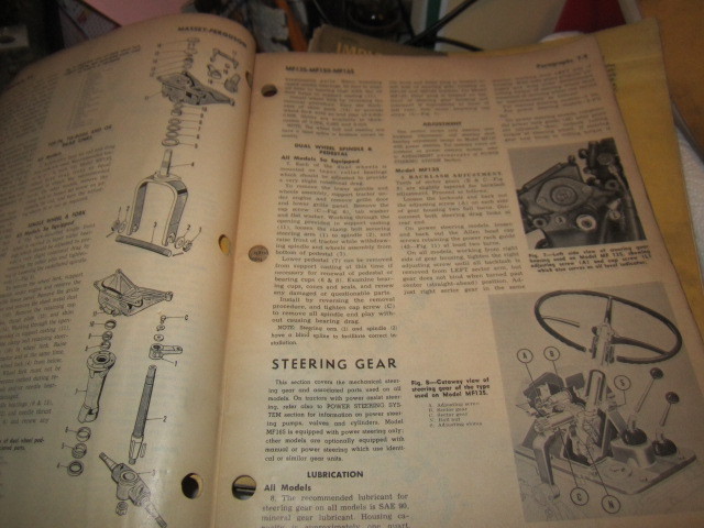 MASSEY FERGUSON MF135 & 150 & 165  SHOP MANUAL  No. -22 used