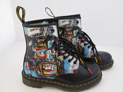 Doc Martens Basquiat II 1460 Boot Size 6 Leather Ankle Lace Up  Free Shipping