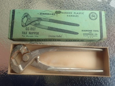 VINTAGE DIAMOND TOL GG-06T TILE NIPPER FOR MOSAIC TILE/WITH BOX