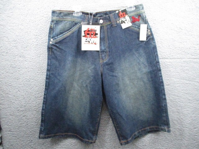 勇一みかぢ 36x30 PJ Mark Straight Leg Mens Black Denim Jeans Good