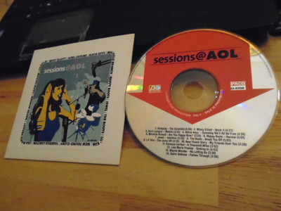 RARE ADV PROMO Sessions@AOL CD The Roots COLDPLAY Alicia Keys LIL' KIM Jewel +