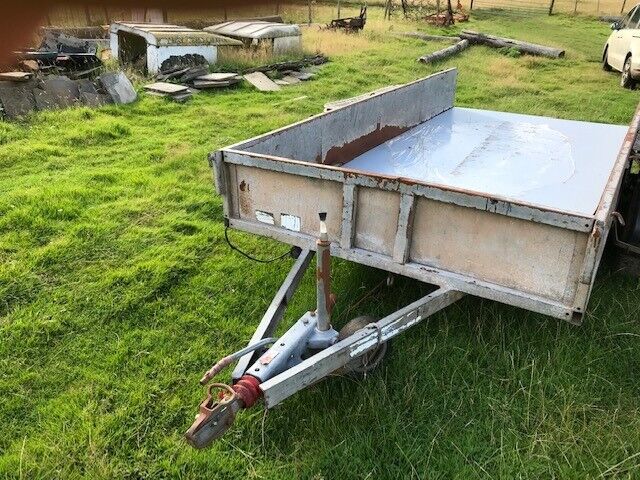 large twin wheel ifor williams trailer for sale
