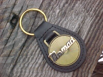 1950s Chevy NOMAD NOS Leather Key Fob Chevrolet Script Classic Station Wagon