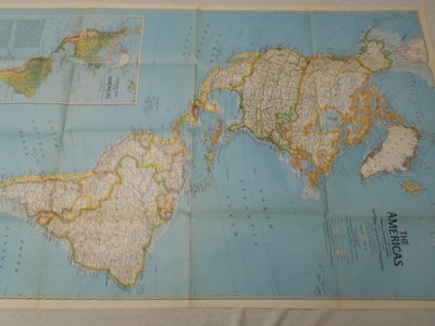 1979  MAP OF BIRD MIGRATION IN THE AMERICAS  NATIONAL GEOGRAPHIC (58)