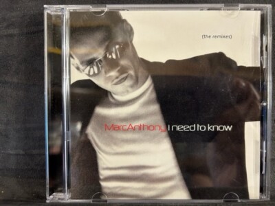 Marc Anthony I Need To Know (The Remixes) CD - MAXI-SINGLE