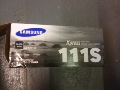 Genuine Samsung MLT-D111S Black Laser Printer Toner M2020/M2022/M2070 OPEN