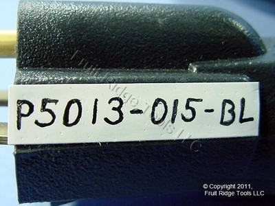 Leviton 15 Ft Black Power Cord 10A 2500W 250V NEMA 6-15P Plug to C13 P5013-15-BL