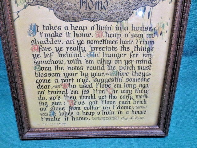 Vtg Reverse Paint 1925 Buzza 