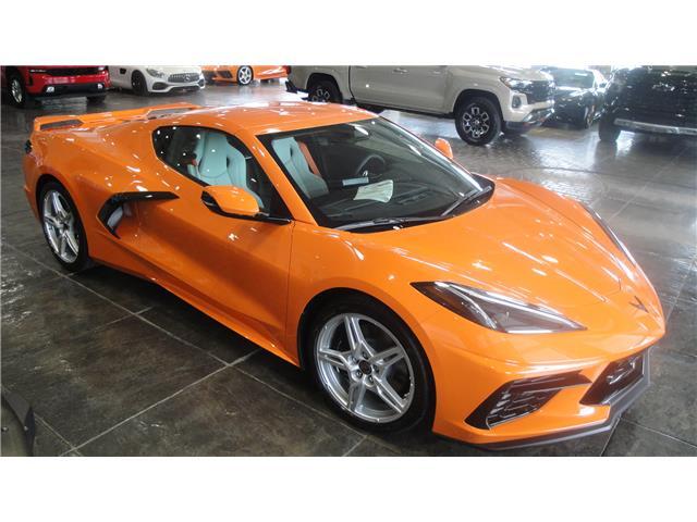 NEW 2024 AMPLIFY ORANGE OVER SKY COOL GRAY 1LT Z51 CORVETTE COUPE!