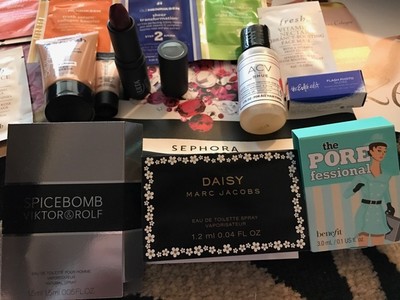 Sephora Smashbox Sally Hansen Ole Henriksen Origins Marc Jacobs Daisy lip lot