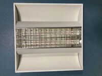 FREE-Fluorescent recessed Thorn Indiquattro ceiling lights Office Garage,Shop 600x600