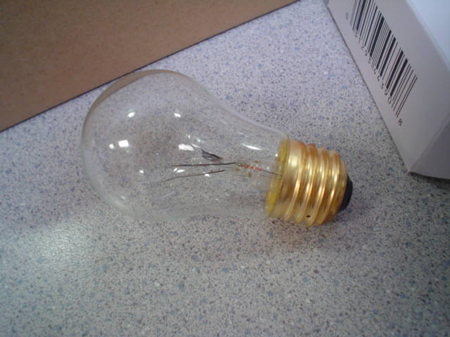 40A15/CL, 130-volt CLEAR Incandescent Light Bulbs  Appliance Bulbs 40-watt (25)