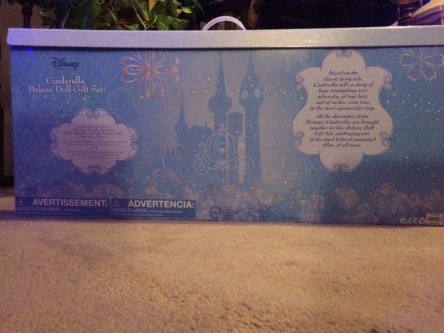 Disney Cinderella Deluxe Doll Box Set Fairy Godmother Step Sisters NRFB Rare NEW