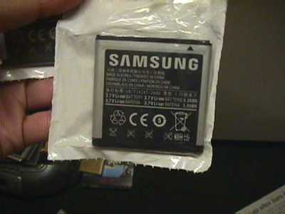 SEALED 2x2'' SAMSUNG OEM EB575152VA BATTERY GALAXY S! GT-I9000 GB/T18287-2000