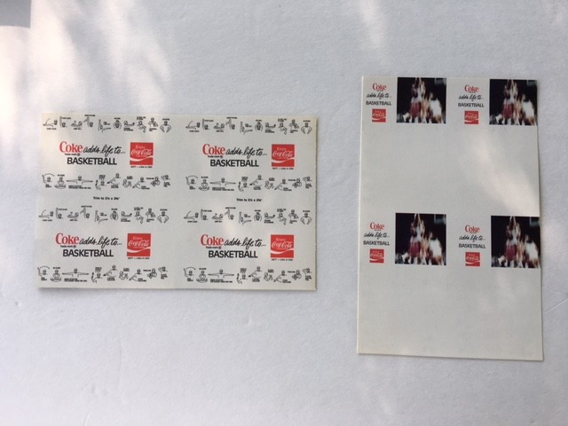 Coca Cola Basketball Schedule Cards     500 Cards   New Vintage Stock