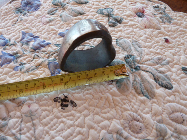 Vintage Leather or Cloth Heart Shaped Punch