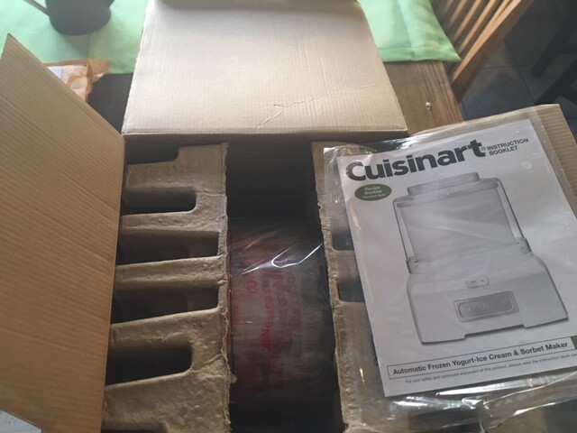 Cuisinart ICE21FR 1.5-Quart Frozen Yogurt-Ice Cream Maker - White - New in Box