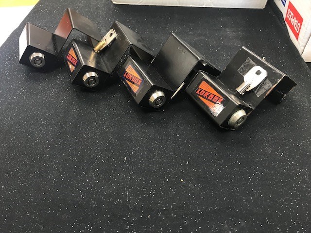 Lot of 4 Lok Box - Over the Door Style Lock Box with Change-matic Lock