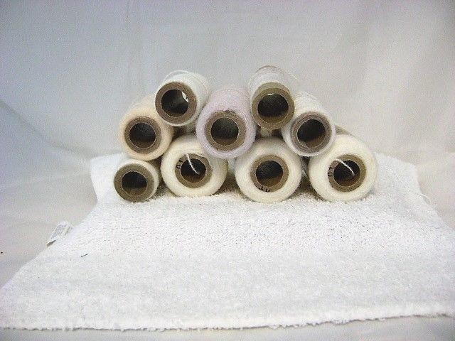 Acrylic Embroidery Yarn-Vintage E-Z PunchLot of 9-Assorted Whites