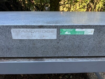 Granite Measuring Surface Plate 8' x 4' x 8.25''