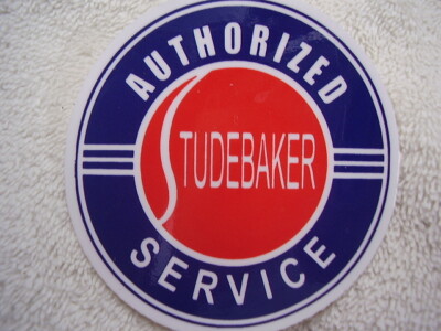 STUDEBAKER  AUTHORIZED SERVICE  3 INCH    VINLY STICKER   FREE SHIPPING