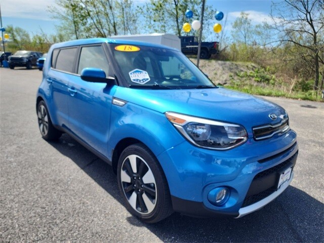 2018 Kia Soul Plus 15119 Miles Caribbean Blue 4D Hatchback I4 6-Speed Automatic