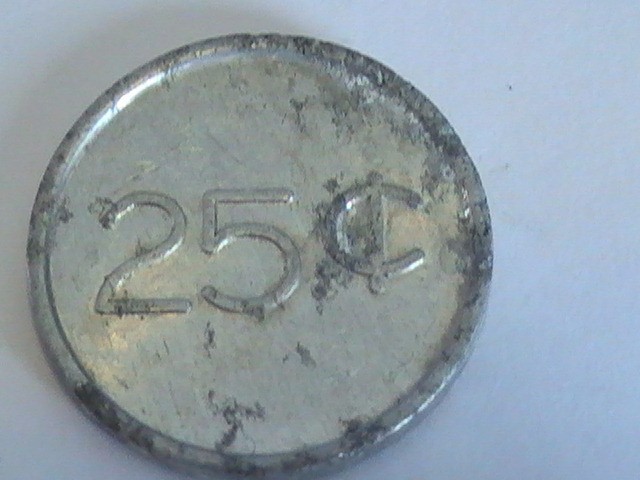 TOKEN Vintage Biergarten 1981 $.25 Coin Token