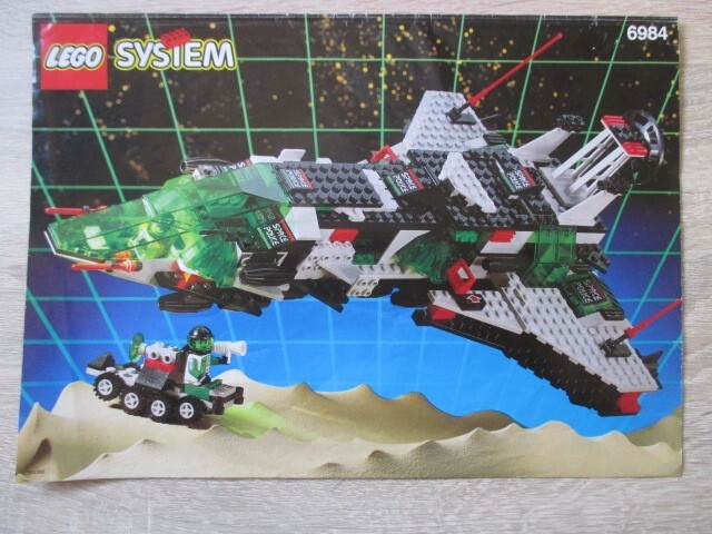 LegoÂ® Bauanleitung 6984 Space Police Galactic Mediator, 1992, Aus Sammlung, Gut