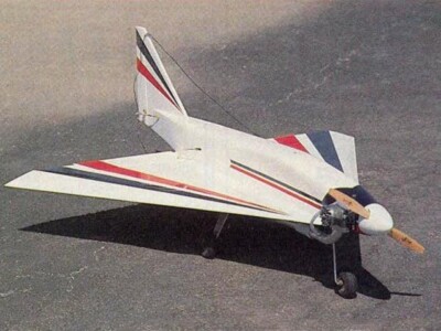 Apex Sport Delta Model 30'' Wingspan R/C Model Airplane Printed Plans & Templates