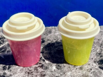 NEW Tupperware  Salt & Pepper Shakers Set of  2  ~ Different colors and design