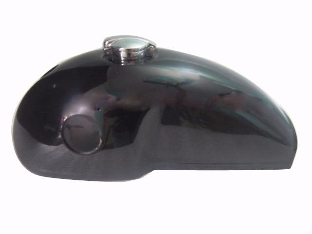 Benelli Mojave Caferacer CB XS SR Yamaha Honda Black Painted Alluminum Tank  