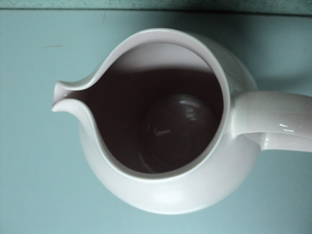 RUSSELL WRIGHT IROQUOIS PINK SHERBERT REDESIGND WATER PITCHER