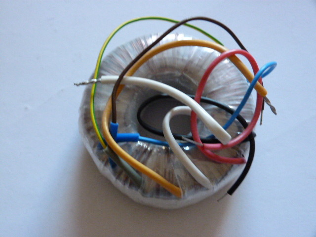 Transformateur Torique Sren61558 80 Va Audiophonics 7 Fils