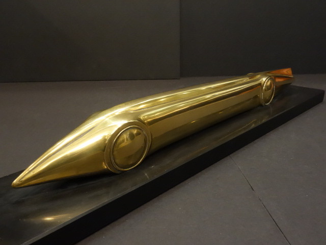 EMMANUEL ZURINI Golden Arrow Record Car Bronze Masterpiece N°2/8 1978