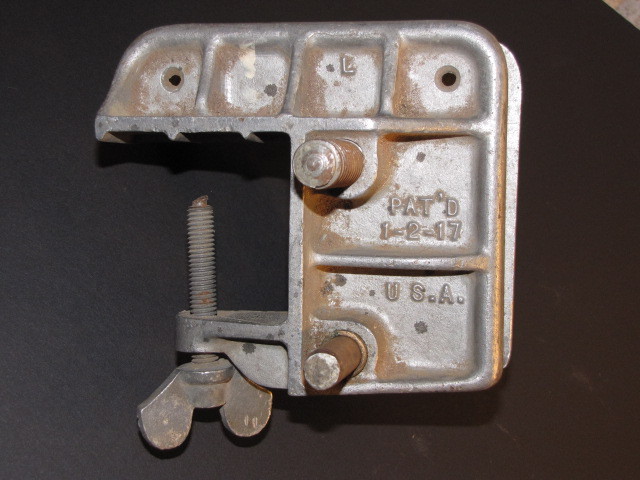 Vintage Champion Corner Bench Vise Clamp On Table Tool Vice Hobby Machinist ALUM