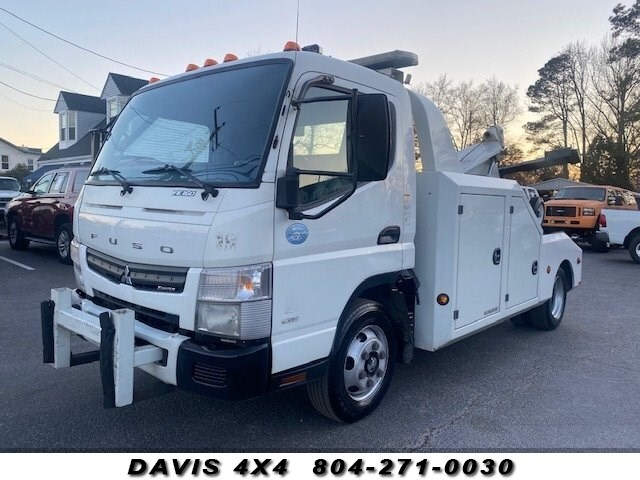 2016 Mitsubishi Fuso FE 160 Diesel Canter Cab Over/Wrecker Tow Truck 237314 Mile