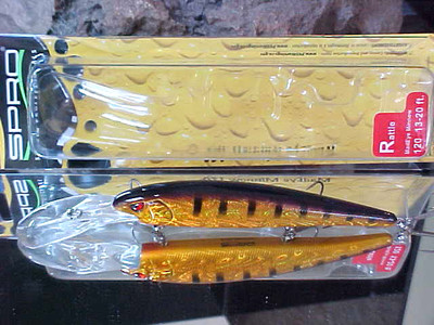 SPRO MadEye Minnow 120 Deep Diving 3-Hook 4 3/4 inch Troller in GPP for WALLEYE
