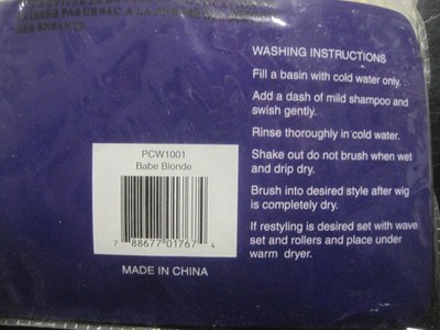 BABE WIG Adult Glamour Womens Cher Long Blonde Straight Costume Wig