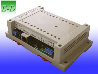 Art-Net to DMX sACN, ArtNet, 6 output & input ports ArtNet Ethernet