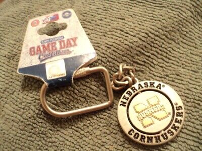NEW Game Day Outfitters Nebraska Cornhuskers Huskers Keychain Key Ring