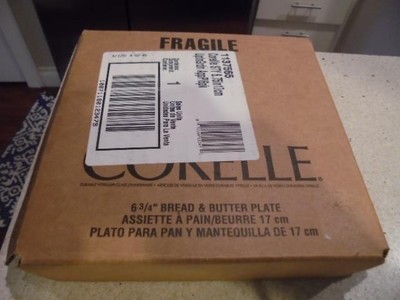 6 Corelle Uptown Garden 6 3/4'' appetizer plates new in box ~ low fast shipping!