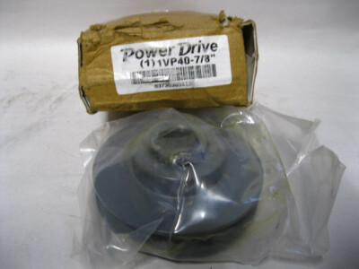 Power Drive 1VP40-7/8 VARIABLE PITCH SHEAVE new in box