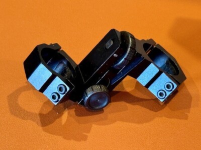 Laser Genetics 30mm Scope Mount DEMO-B LG, Black, Adjustable Elevation an